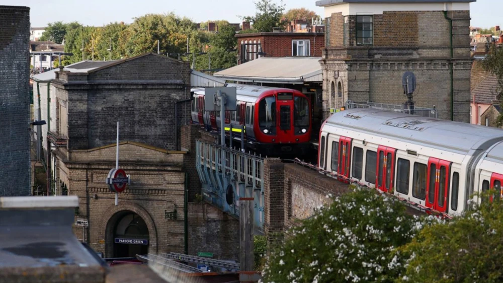 Ga tàu ngầm Parsons Green ở thủ đô London, Anh - nơi xảy ra vụ nổ bom. Ảnh: Reuters