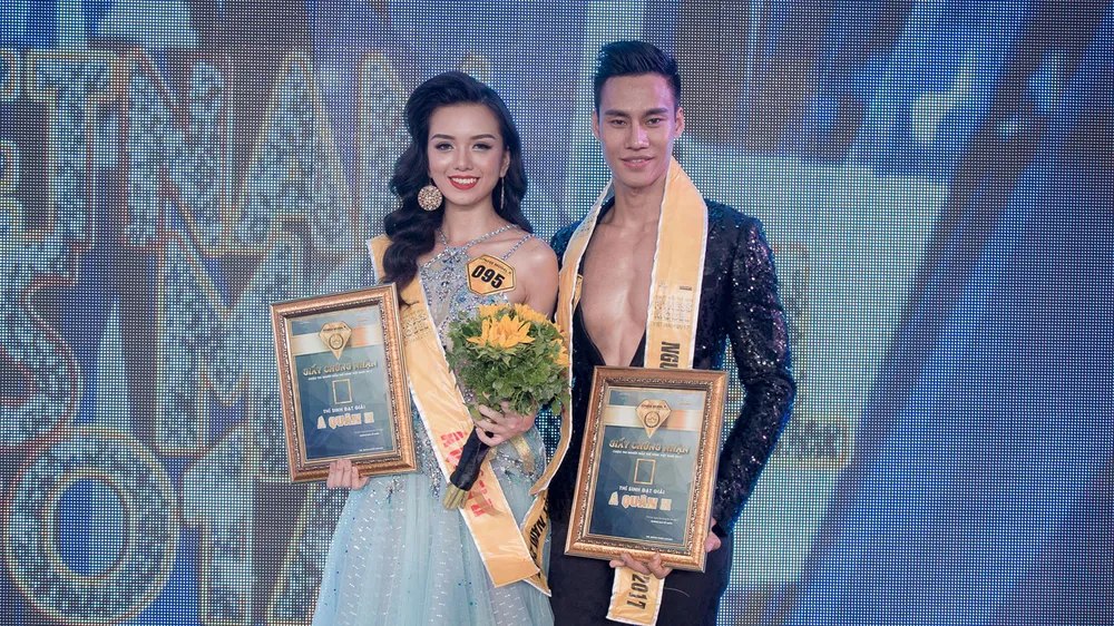 ​​Hoàng Hiếu, Quỳnh Như đăng quang Quán quân Vietnam Fitness Model 2017 ảnh 4