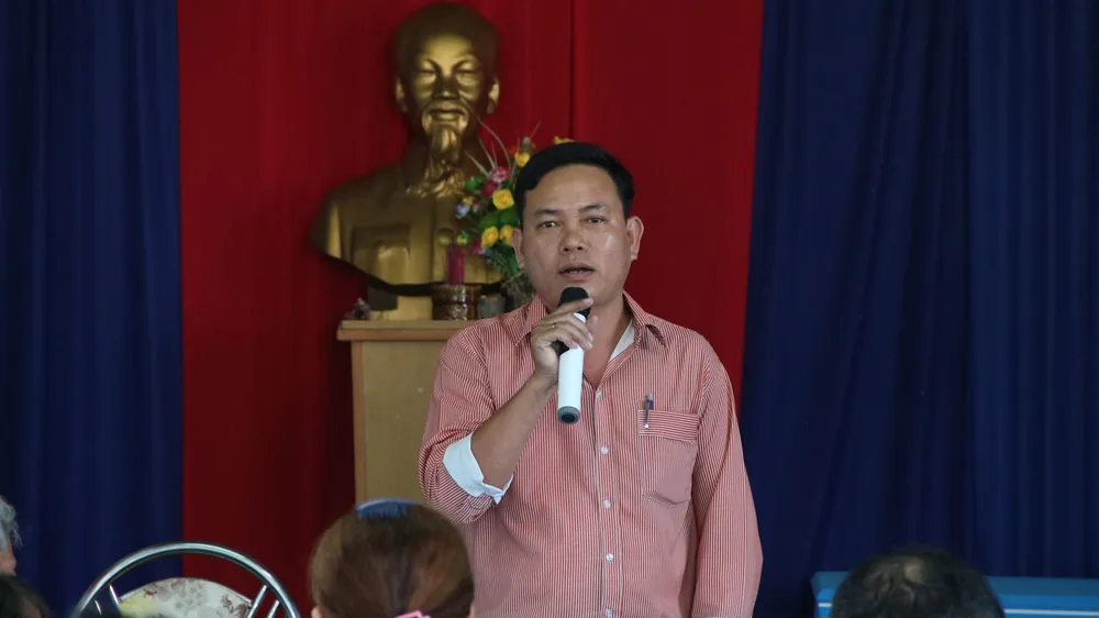 Trưởng công an xã đá văng đồ của người dân xin lỗi công khai ảnh 2