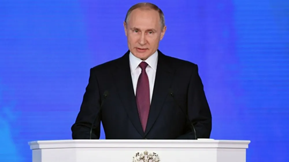 Tổng thống Nga Vladimir Putin đọc Thông điệp liên bang ảnh 1