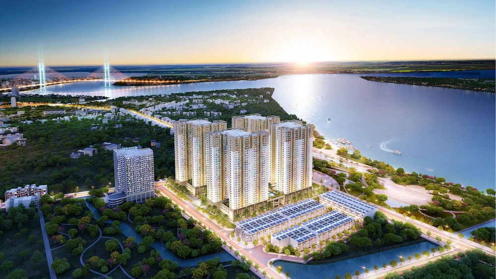 Phối cảnh dự án "Q7 Saigon Riverside Complex - Khu căn hộ sở hữu nhiều lợi thế đang được Hung Thinh Corp giới thiệu ra thị trường" ​