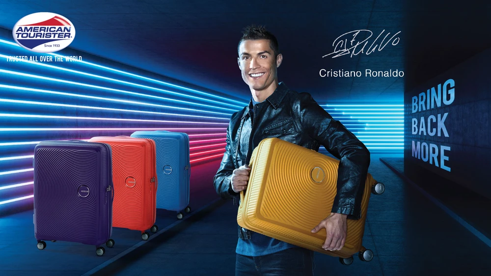 Va li American Tourister chọn Cristiano Ronaldo làm đại sứ thương hiệu