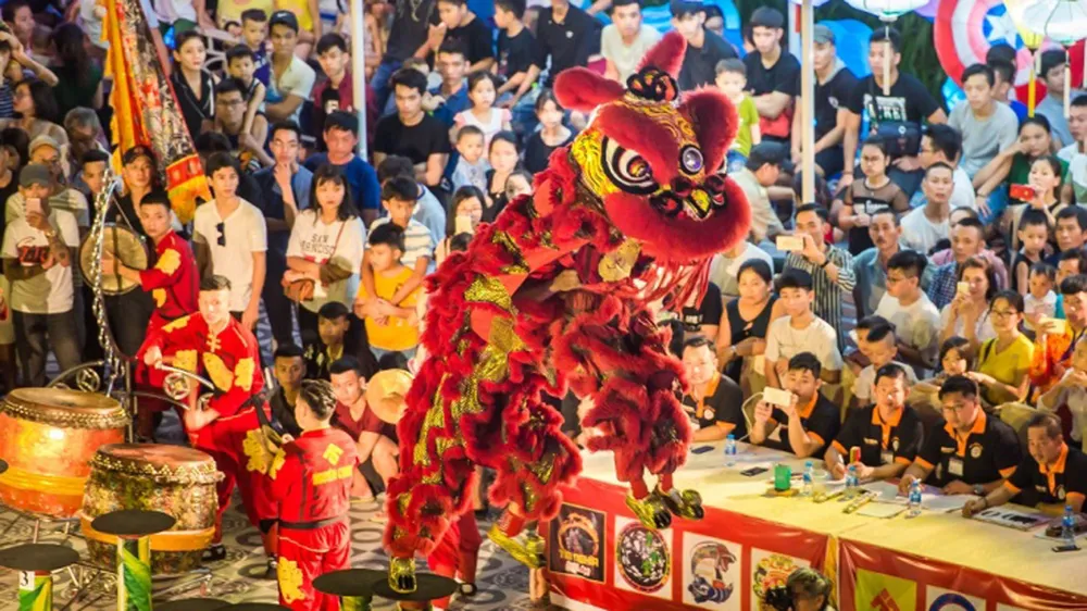 Mãn nhãn những màn trình diễn lân sư rồng tại Sun World Danang Wonders ảnh 2 Mãn nhãn những màn trình diễn lân sư rồng tại Sun World Danang Wonders ảnh 2