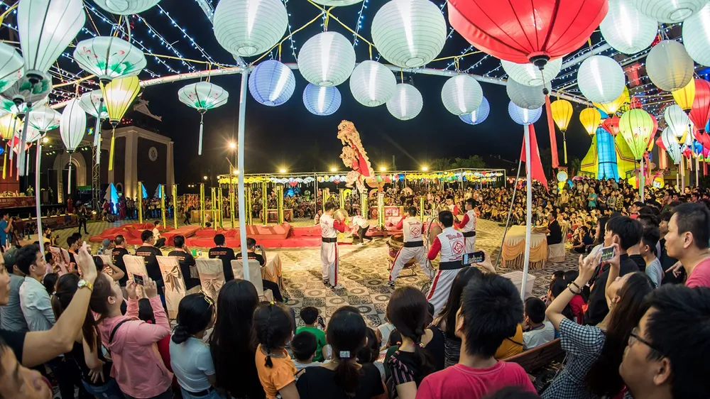 Mãn nhãn những màn trình diễn lân sư rồng tại Sun World Danang Wonders ảnh 4 Mãn nhãn những màn trình diễn lân sư rồng tại Sun World Danang Wonders ảnh 4