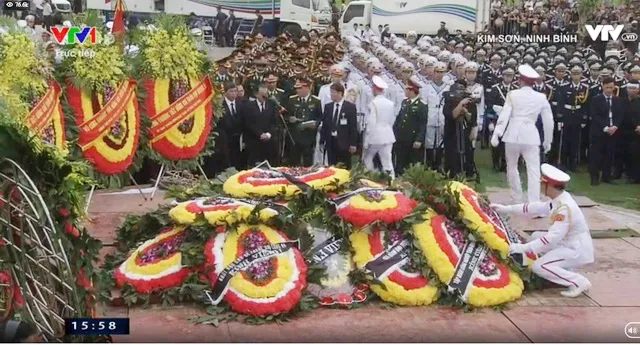 Lễ an táng Chủ tịch nước Trần Đại Quang tại quê nhà  ảnh 4 Lễ an táng Chủ tịch nước Trần Đại Quang tại quê nhà  ảnh 4