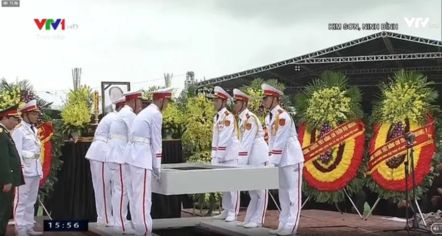 Lễ an táng Chủ tịch nước Trần Đại Quang tại quê nhà  ảnh 3 Lễ an táng Chủ tịch nước Trần Đại Quang tại quê nhà  ảnh 3