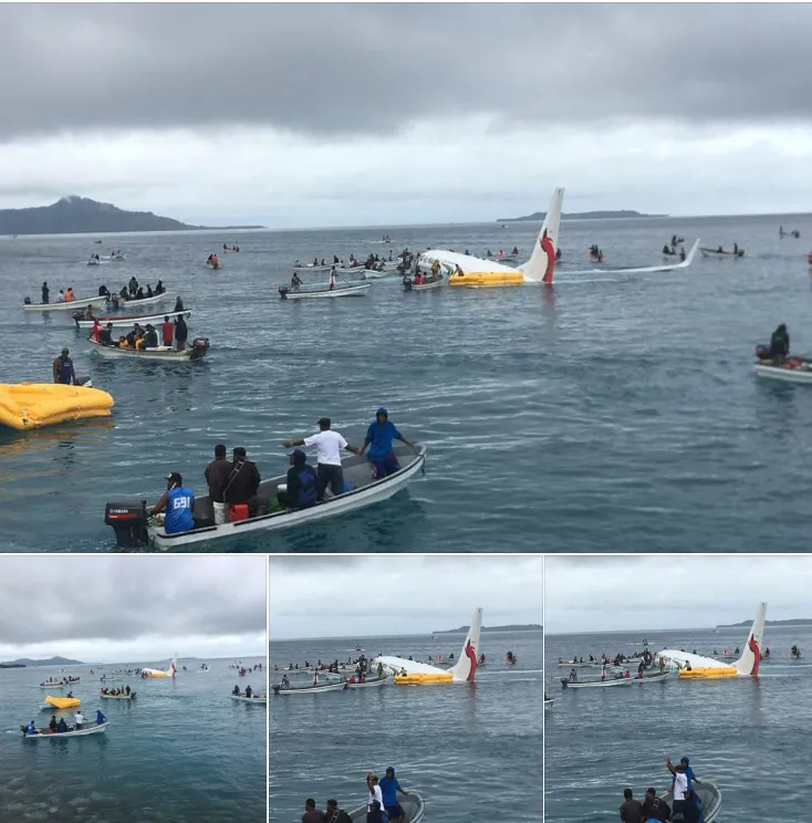 Máy bay chở 47 người trượt khỏi đường băng, lao xuống biển ảnh 3