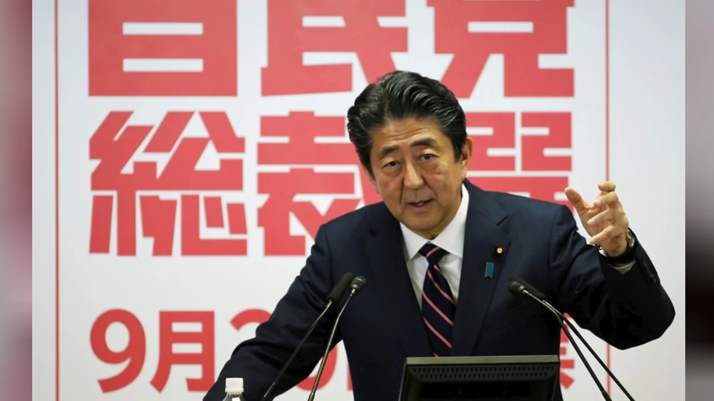 Thủ tướng Shinzo Abe. Ảnh: Reuters