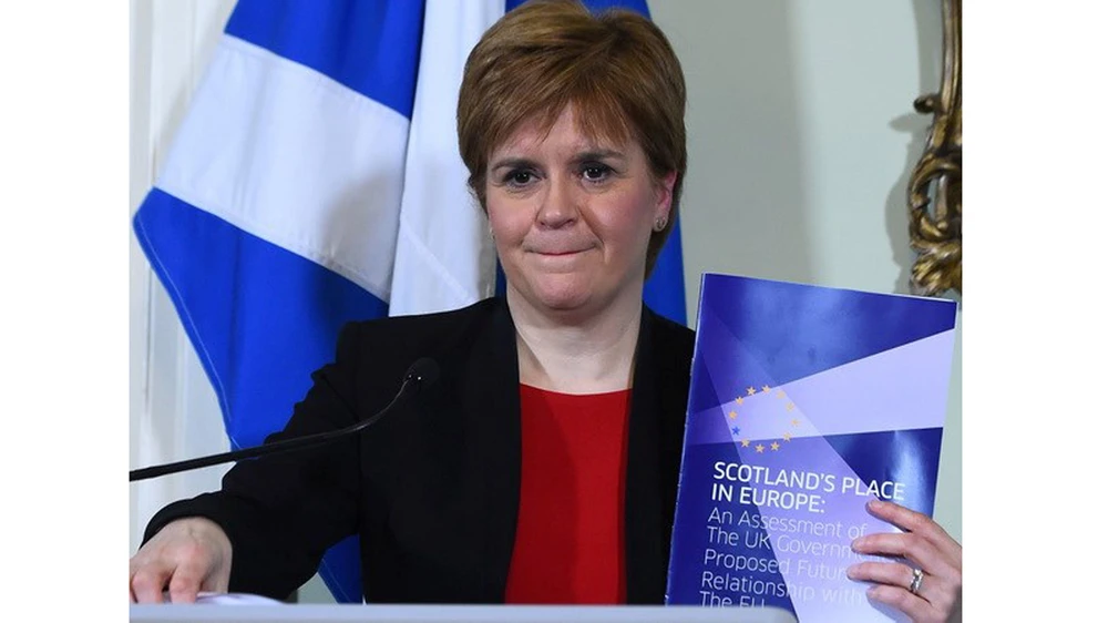 Bộ trưởng thứ nhất của Scotland Nicola Sturgeon. Nguồn: Getty Images