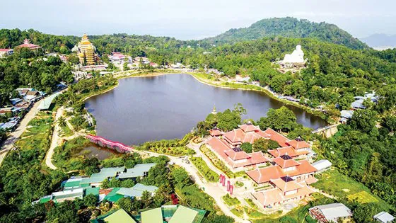 Núi Cấm - điểm đến hấp dẫn bậc nhất ở ĐBSCL nhìn từ trên cao