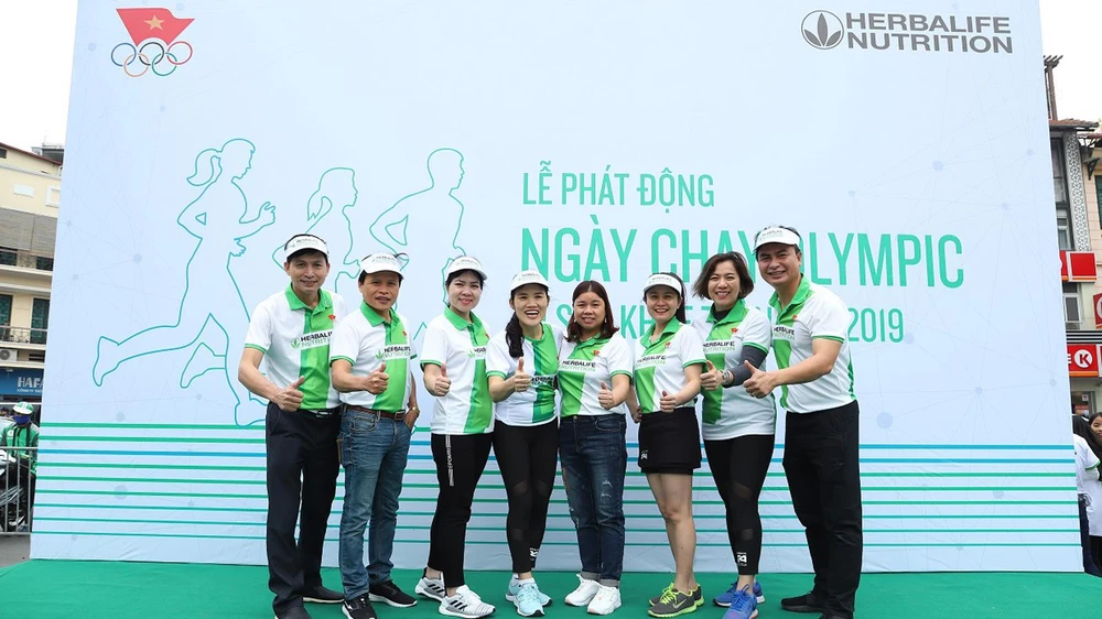 Herbalife ghi dấu năm thứ 4 đồng hành cùng ngày chạy Olympic toàn dân