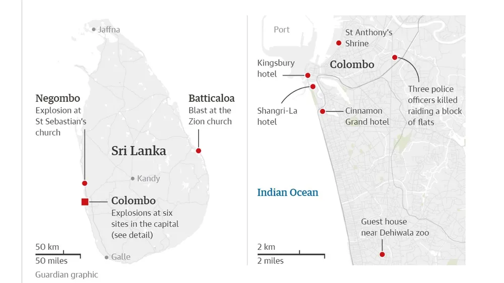 Gần 800 người thương vong trong các vụ nổ tại Sri Lanka ảnh 2