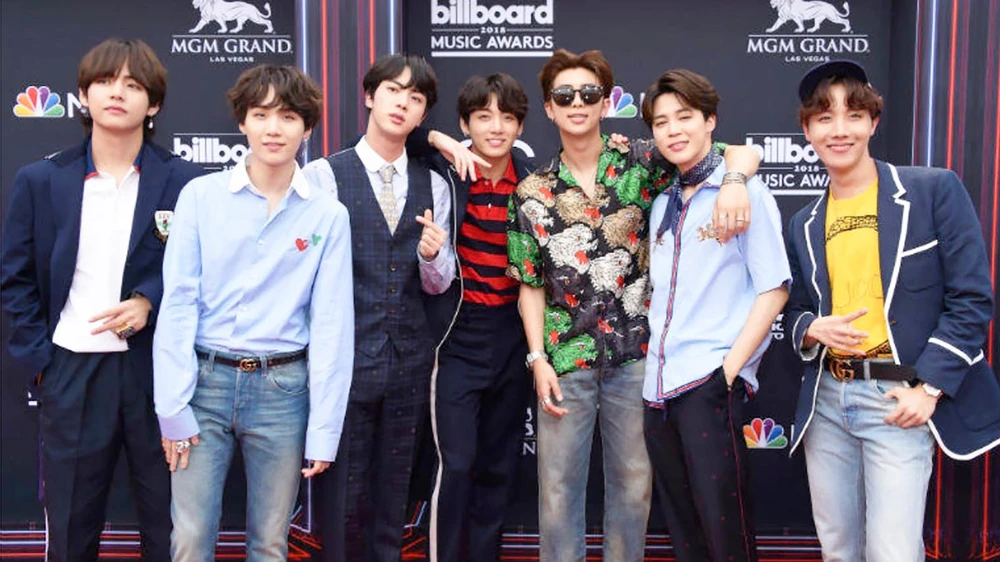 BTS tại lễ trao giải Billboard Music Awards 2018