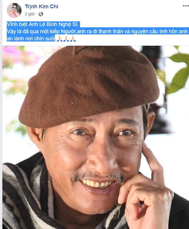 Nghệ sĩ Lê Bình qua đời ở tuổi 67 sau gần một năm điều trị ung thư ảnh 2