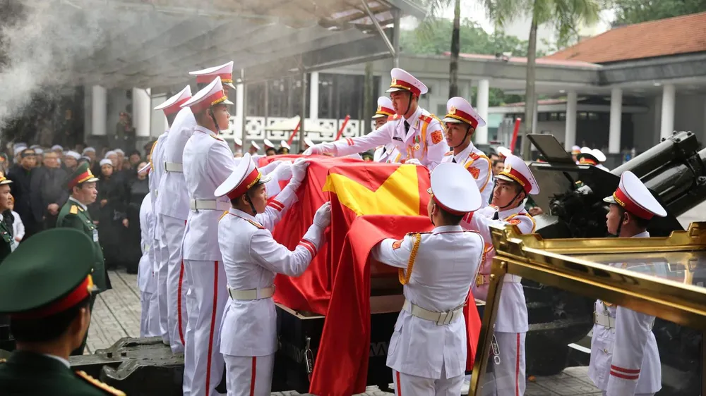 Lễ truy điệu nguyên Chủ tịch nước Lê Đức Anh ảnh 27