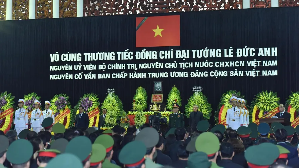 Lễ truy điệu nguyên Chủ tịch nước Lê Đức Anh ảnh 36