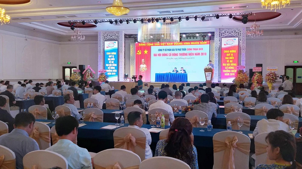 Quang cảnh Đại hội cổ đông Tập đoàn Cường Thuận 2019