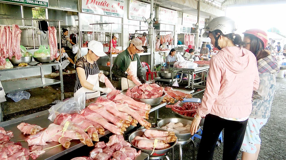 Chợ đảm bảo vệ sinh an toàn thực phẩm của TPHCM