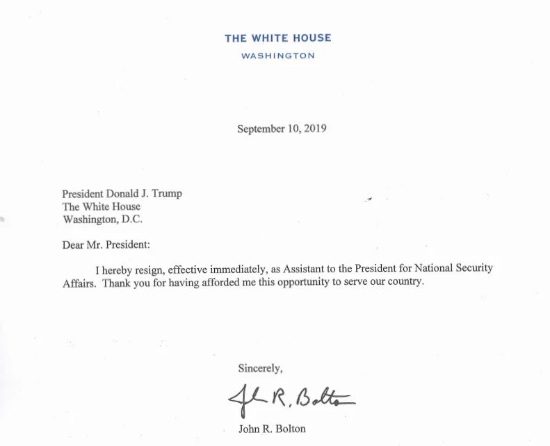 Tổng thống Mỹ sa thải cố vấn an ninh quốc gia John Bolton ảnh 2