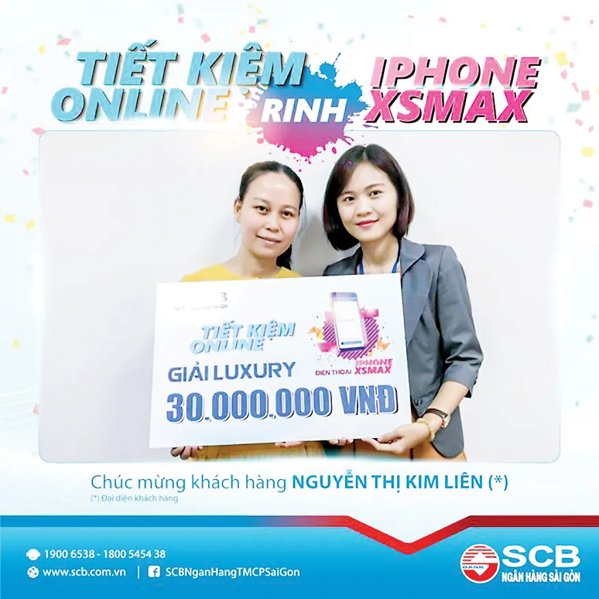 Kết quả khách hàng nhận thưởng đợt 5 và cuối CTKM “Tiết kiệm Online - Rinh iPhone XSMax” ảnh 1
