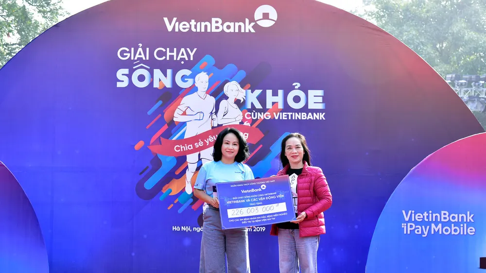 Giải chạy “Sống khỏe cùng VietinBank”: Lan tỏa và sẻ chia yêu thương ảnh 1 Giải chạy “Sống khỏe cùng VietinBank”: Lan tỏa và sẻ chia yêu thương ảnh 1