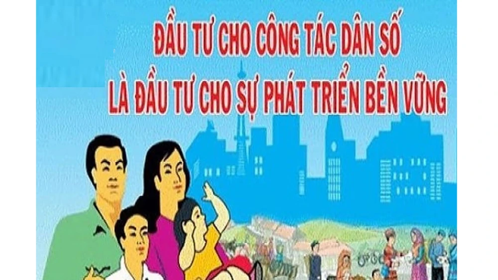 Tranh cổ động cho công tác dân số