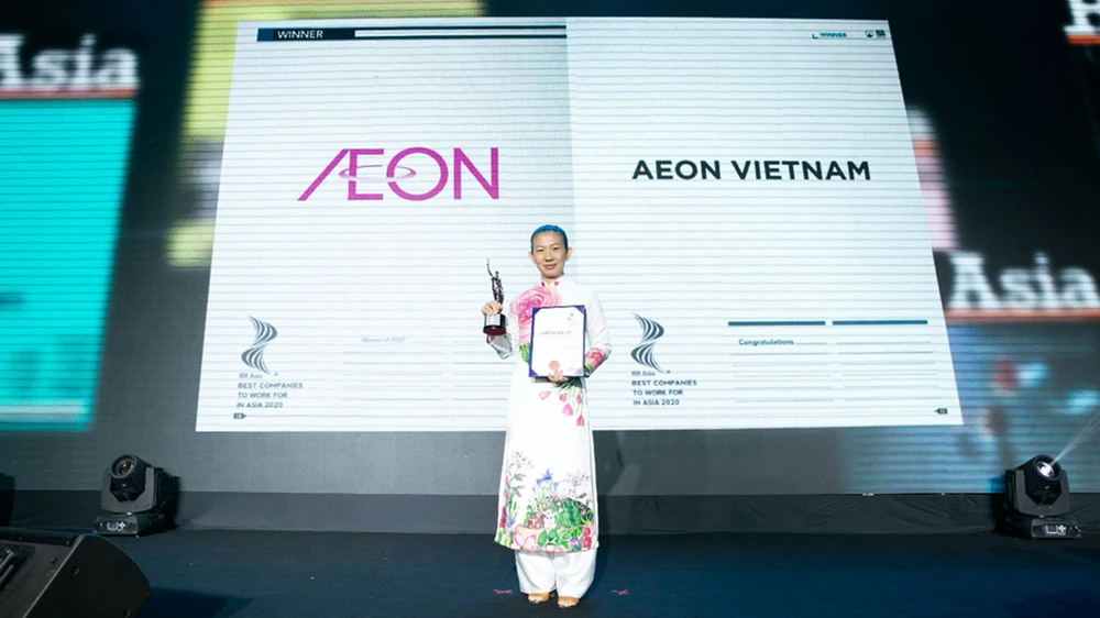 AEON Việt Nam hai năm liên tiếp đạt giải “Nơi làm việc tốt nhất châu Á”