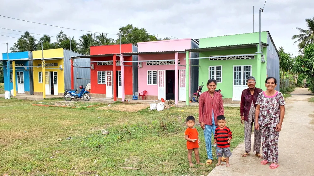 “Sắc màu phum sóc” đến 30 hộ dân Khmer ảnh 1 “Sắc màu phum sóc” đến 30 hộ dân Khmer ảnh 1