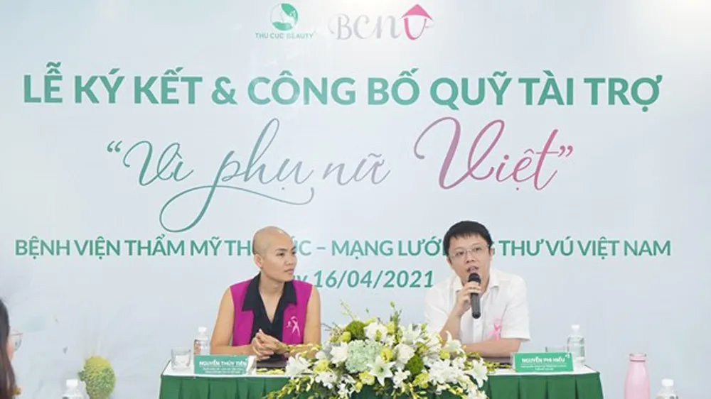 Bệnh viện Thẩm mỹ Thu Cúc cùng Mạng lưới Ung thư vú Việt Nam thành lập quỹ “Vì phụ nữ Việt” ảnh 2 Bệnh viện Thẩm mỹ Thu Cúc cùng Mạng lưới Ung thư vú Việt Nam thành lập quỹ “Vì phụ nữ Việt” ảnh 2