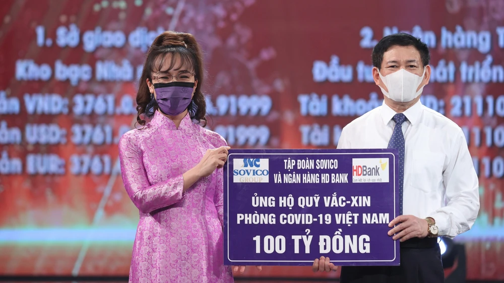 Doanh nghiệp của nữ tỷ phú Phương Thảo ủng hộ Quỹ Vaccine phòng, chống Covid-19 số tiền 100 tỷ đồng