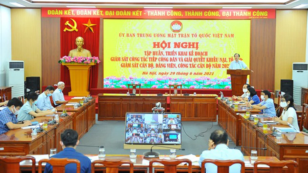 Quang cảnh Hội nghị. Ảnh: http://mattran.org.vn