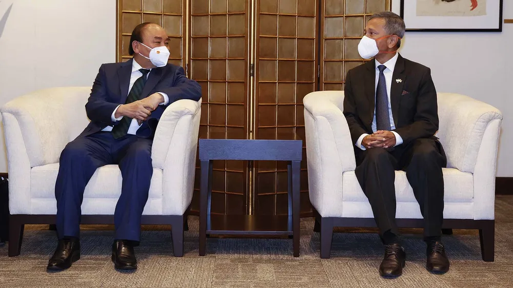 Chủ tịch nước bắt đầu chuyến thăm cấp Nhà nước tới Singapore ảnh 2