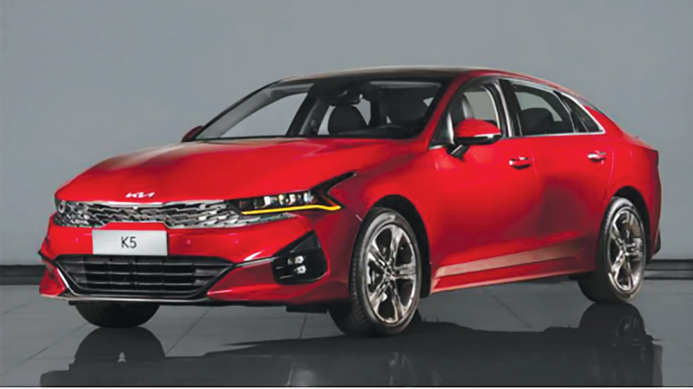Kia K5 - D sedan cao cấp chinh phục người trẻ ảnh 1 Kia K5 - D sedan cao cấp chinh phục người trẻ ảnh 1