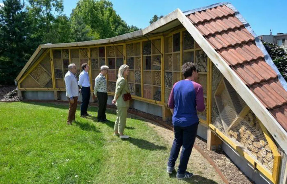 Khánh thành “khách sạn côn trùng” lớn nhất ở Bỉ  ảnh 1