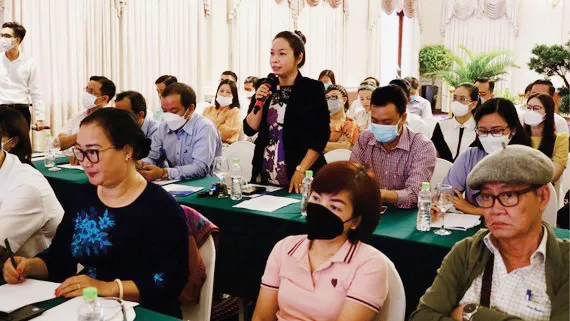 Doanh nghiệp phản ánh những vướng mắc tại hội nghị