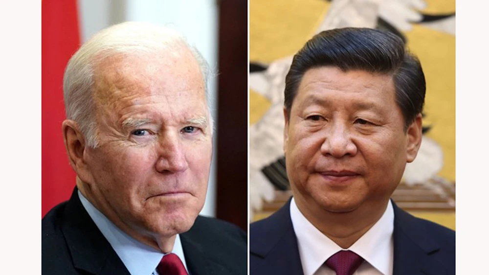 Tổng thống Mỹ Joe Biden (trái) và Chủ tịch Trung Quốc Tập Cận Bình. Nguồn: Getty Images