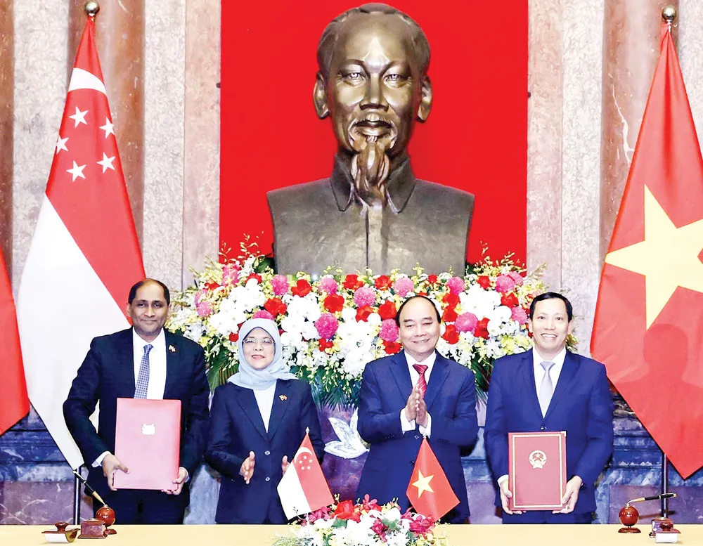 Xây dựng “Quan hệ Đối tác kinh tế số -  kinh tế xanh Việt Nam - Singapore” ảnh 1