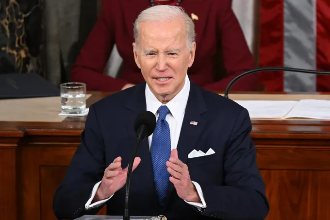 Tổng thống Mỹ Joe Biden đọc Thông điệp Liên bang trước quốc hội Tổng thống Mỹ Joe Biden đọc Thông điệp Liên bang trước quốc hội