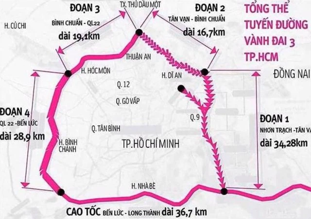 Tháng 12, bàn giao 100% mặt bằng dự án đường Vành đai 3