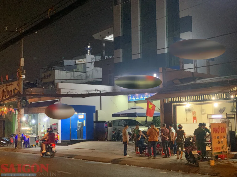 Chi nhánh ngân hàng nơi xảy ra vụ cướp Chi nhánh ngân hàng nơi xảy ra vụ cướp