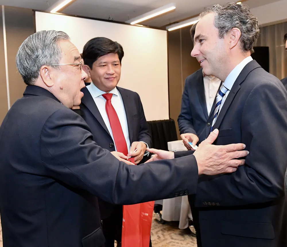 Doanh nghiệp TPHCM trao đổi cùng doanh nghiệp bang Jalisco, Mexico về cơ hội hợp tác. Ảnh: VIỆT DŨNG Doanh nghiệp TPHCM trao đổi cùng doanh nghiệp bang Jalisco, Mexico về cơ hội hợp tác. Ảnh: VIỆT DŨNG