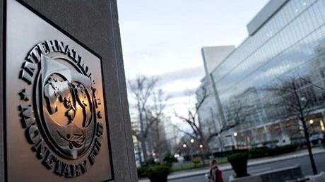 Biểu tượng IMF tại Washington, DC, Mỹ