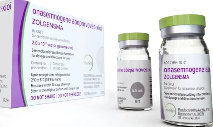 Thuốc Zolgensma giá 2,1 triệu USD. Ảnh: Novartis