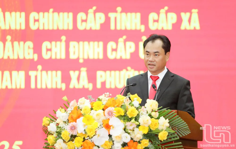 Đồng chí Bí thư tỉnh ủy Thái Nguyên Trịnh Việt Hùng phát biểu 12.jpg