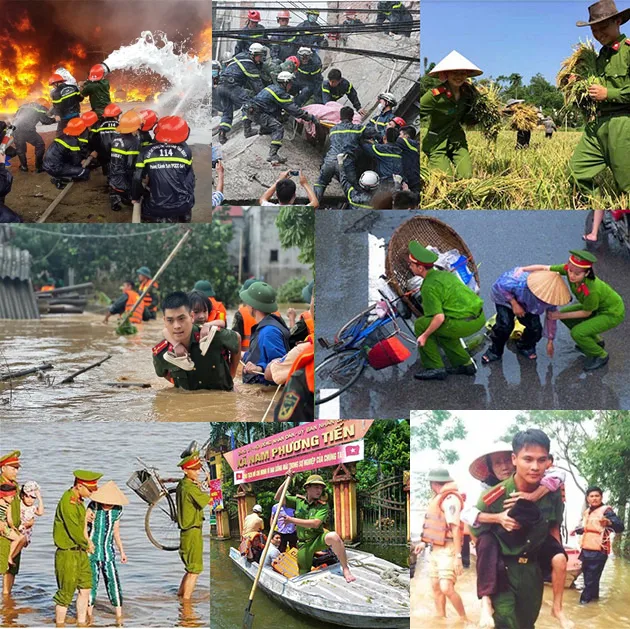 Lực lượng Công an nhân dân sẵn sàng hy sinh "thức cho dân ngủ, gác cho dân vui chơi, lấy niềm vui, hạnh phúc của Nhân dân làm niềm vui, lẽ sống của mình"; xả thân vì sự nghiệp cách mạng, vì cuộc sống bình yên và hạnh phúc của nhân dân. 11-14-198-cand-17555434511451068749429.jpg