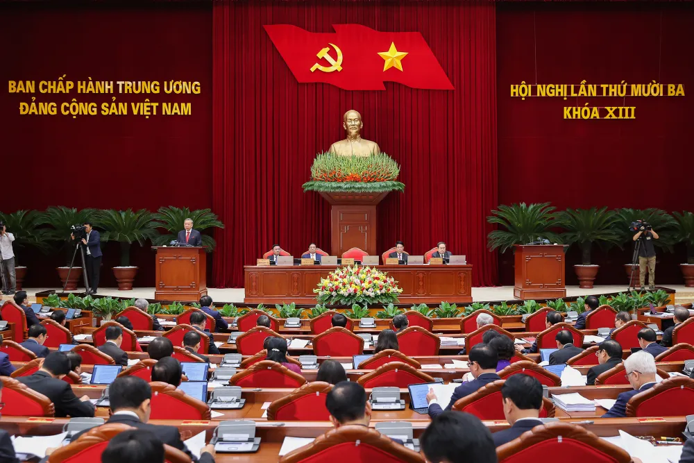 Quang cảnh hội nghị. Ảnh: VGP toan canh.jpg