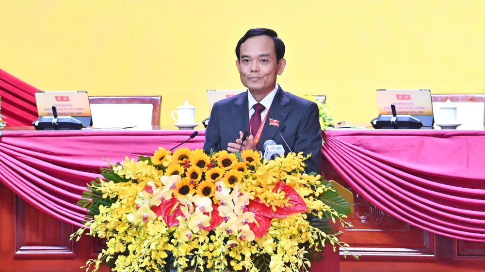Bí thư Thành ủy TPHCM Trần Lưu Quang phát biểu tại phiên trù bị z7110610864134_8101e51dedfa05eb6d31228d89c104f1.jpg