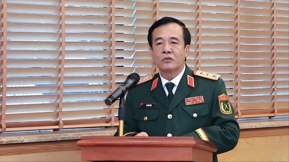 Trung tướng Lê Đức Thái, Ủy viên Ban Chấp hành Trung ương Đảng, Tư lệnh Bộ đội Biên phòng giữ chức Thứ trưởng Bộ Quốc phòng. Ảnh: Báo Biên phòng