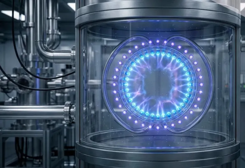 Ảnh minh họa máy tính lượng tử ion . Ảnh: ITRussia