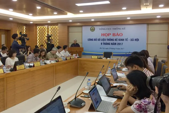 Quang cảnh buổi họp báo.